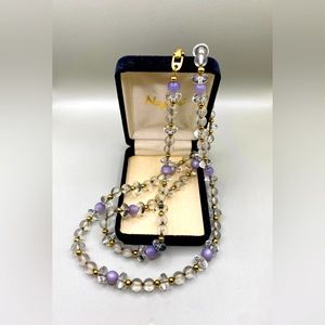 Napier Vintage Necklace with Plastic Beads